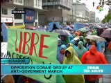 Ecuador: Protesters marcha against government policies