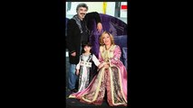 الفنان الراحل محمد البسطاوي في جلسة تصويرية رفقة زوجته وابنته