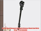 Alzo All Metal Monopod with Quick Release (Black) And Wrist Strap - 64 In Extended