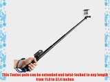 Tontec? Extendable Telescopic Handheld Gopro Remote Pole Aluminum 4 Section monopod Selfie