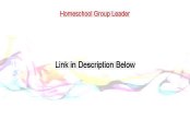 Homeschool Group Leader Free Download [homeschool support group leaders]