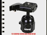 T2) SUNPAK 4300B BALL HEAD W/QR