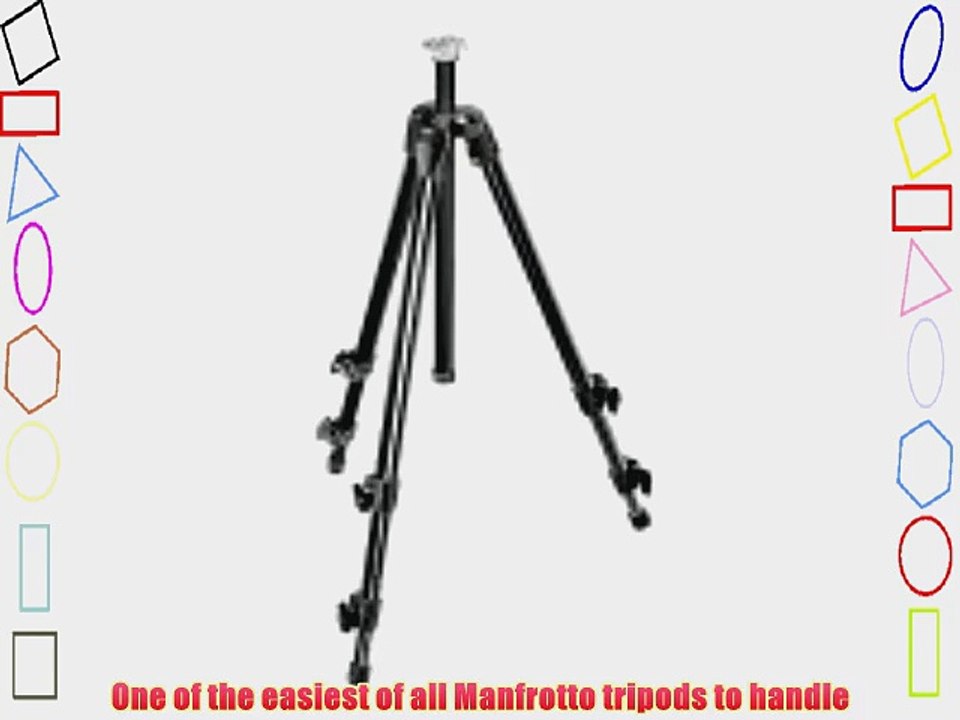 Manfrotto 3011BN Basic Tripod without Head (Black)