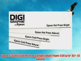 Epson C13S042330 Hot Press Bright Inkjet Paper 330 g/m? A3  25 Sheets