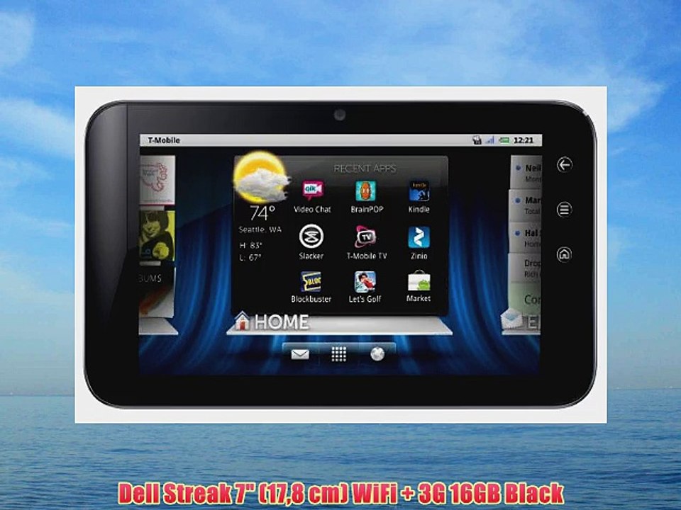 Dell Streak 7 (178 cm) WiFi   3G 16GB Black