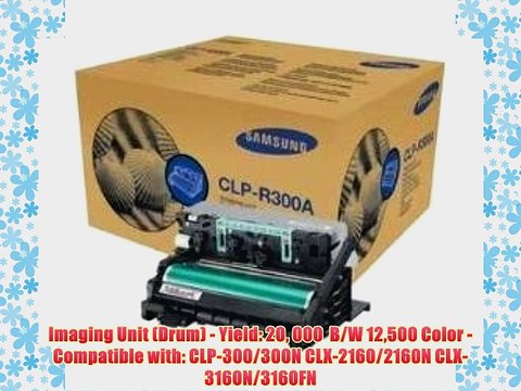 Imaging Unit (Drum) - Yield: 20 000 B/W 12500 Color - Compatible with: CLP-300/300N CLX-2160/2160N