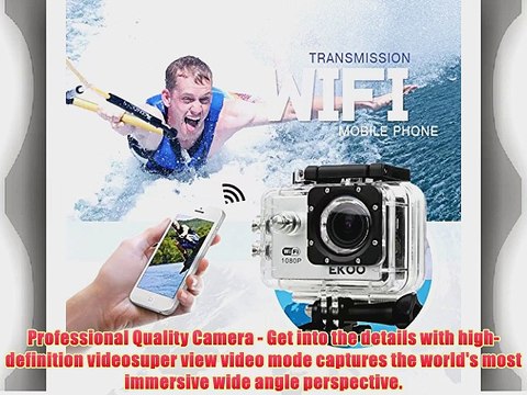 Flylinktech? EKOO SJ4000 WIFI Wireless Waterproof HD 1080P Sports Action Video Camera with