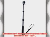 ASCpro GoPro Pole - Waterproof Telescoping Extension Cam Mounts for Your GoPro - For Ski Scuba