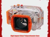 Polaroid Dive Rated Waterproof Underwater Housing Case For Nikon J1 Digital Camera WITH A 10-30mm