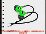 X-1 (Powered by H2O Audio) TR1-GN-X Trax Custom Fit In-Ear Sport Headphones (Green)