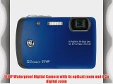 GE G5WP 12MP Waterproof Digital Camera with 4X Optical Zoom and 2.7-Inch LCD with Auto Brightness