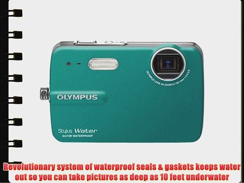 Olympus Stylus 550 10MP Waterproof Digital Camera (Teal) - REFURBISHED
