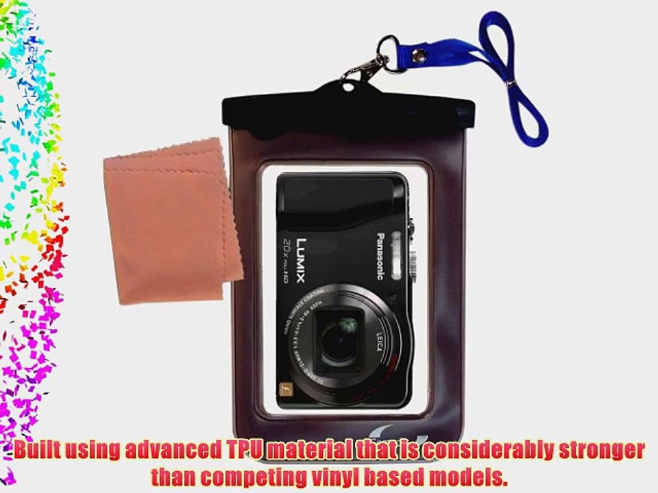 Gomadic Waterproof Camera Protective Bag suitable for the Panasonic Lumix DMC-ZS20S - Unique