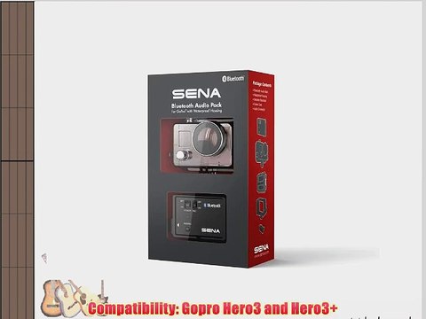 Sena Bluetooth Audio Pack with Waterproof Housing for Gopro Hero3 and Hero3 Hero4 Built-in