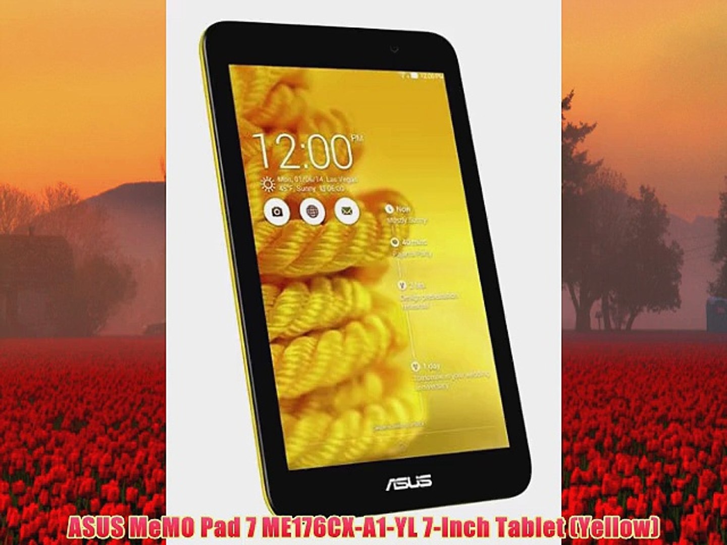 Asus Memo Pad 7 Me176cxa1yl 7inch Tablet Yellow Video Dailymotion