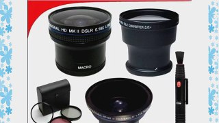 .18x HD Professional Super Wide Angle Panoramic Macro Fisheye Lens   3x Digital Telephoto Professional