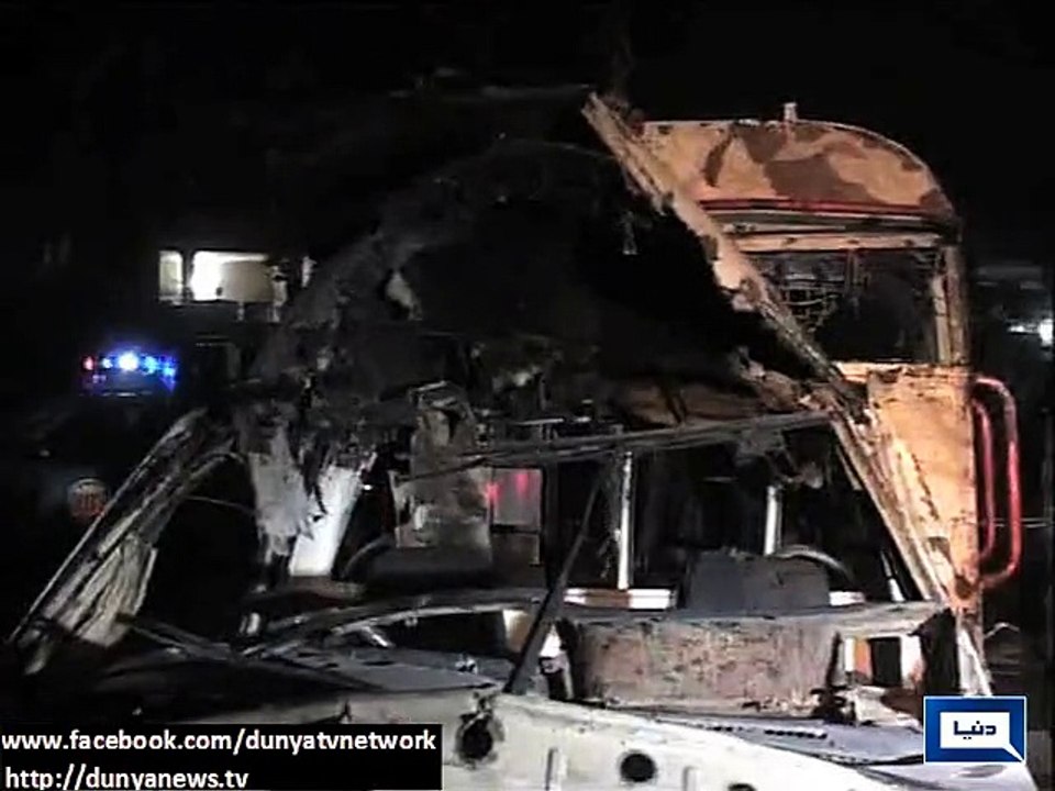 Dunya News-KARACHI: Bomb blast near Rangers vehicle, 2 personnel martyred