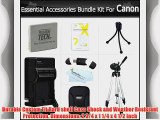 Essential Accessories Bundle Kit For Canon PowerShot ELPH 330 HS ELPH 100 HS  ELPH 300 HS ELPH