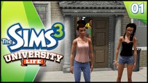 STARTING UNIVERSITY - Sims 3 University Life - EP 1