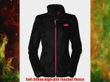 Womens The North Face Osito 2 Jacket TNF BlackCerise Pink Size Large