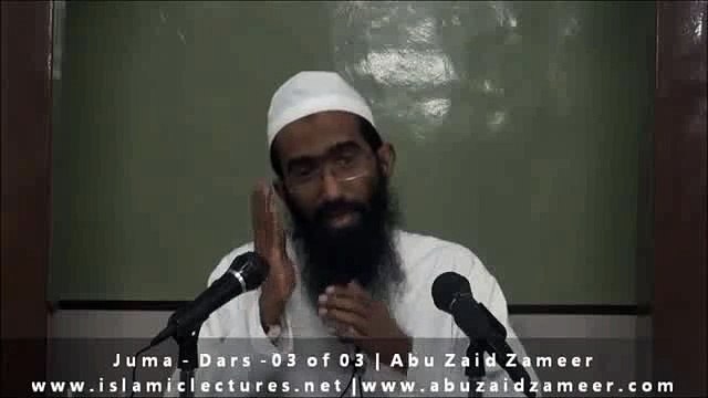Juma ke din Masjid mein yeh sab harqat na kare: Abu Zaid Zameer