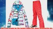 APTRO Womens High Windproof Technology Colorfull Printed Ski Jacket an Pants Set Style 11 Size S