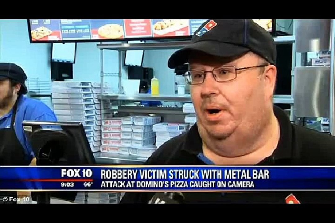 Domino's Pizza manager attacked with Metal bar during Arizona robbery
