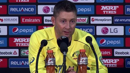 2015 WC Michael Clarke challenges India for Semi final