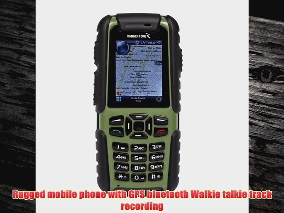 Rangerfone G20 GPS Intercom Military Mobile Phone UHF Twoway Radio IP67 Waterproof