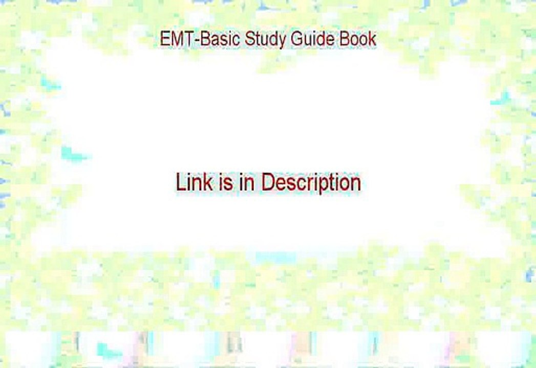 EMT-Basic Study Guide Book PDF (emt basic national registry study guide book 2015)