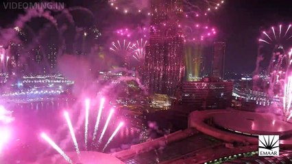 Burj Khalifa New Year - Dubai Light Up the Sky