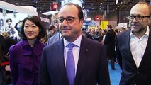 Déclaration du président François Hollande à son arrivée au Salon du Livre