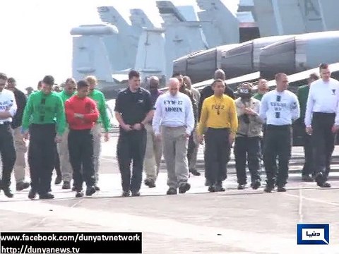 Dunya News - Life on board aircraft carrier USS Carl Vinson