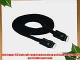 Street Strap - 52 inches Soft Round Camera Strap for Leica Micro 4/3 Fuji Cameras with Round