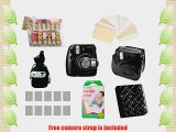 Fujifilm Instant Instax Mini 8 Polaroid Camera Bundle Set Fuji Mini 8 PU Leather Case / 10