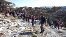 Çanakkale Zaferinin 100'üncü Yılı Nedeniyle Dağcılar Kaz Dağlarına Tırmandı