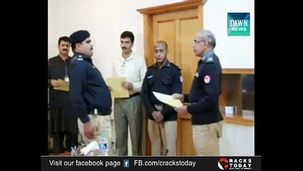 Police Men Fall in Front of IG Punjab - Funny Video