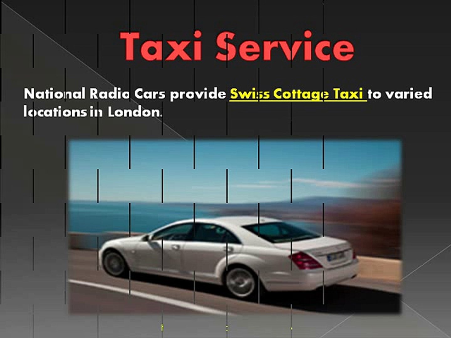 Highly Reliable Swiss Cottage Taxi Service In London Video