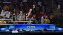 Paige vs Brie Bella ( with AJ Lee on commentary) - SmackDown 03/19/15