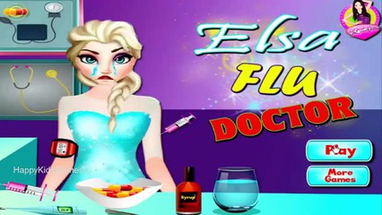 ▐ ╠╣Đ▐► Princess Frozen Elsa Flu Doctor game  - Elsa flu treatment game