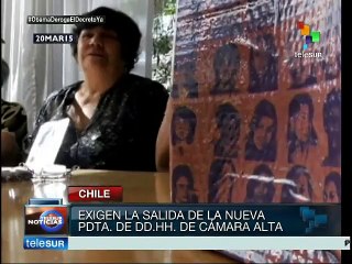 Chile: rechazan designación de pdta. de Comisión de DD.HH. del Senado