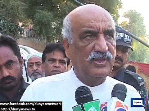 Dunya News - Governor rule in Sindh would mean marshal-law in Pakistan: Khursheed Shah