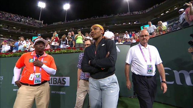 Serena pulls out through injury