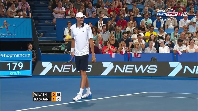 Serena Williams/John Isner - Agnieszka Radwańska/Jerzy Janowicz Final Hopman Cup 2015