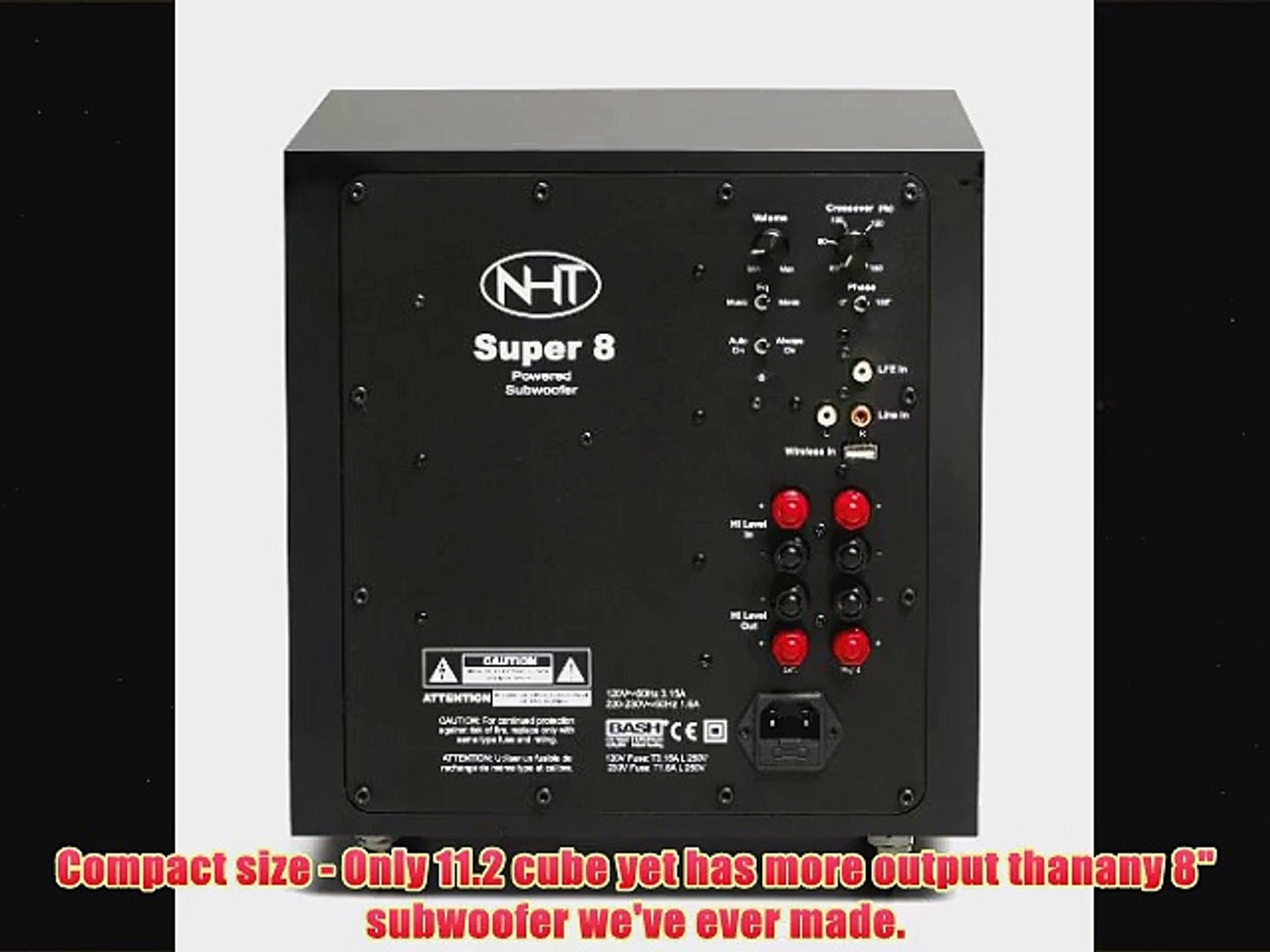 nht super 8 subwoofer