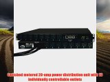 Tripp Lite PDUMH20ATNET PDU Switched ATS 120V 20A 51520R 16 Outlet L520P Horizontal