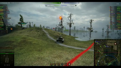 World of Tanks: Subscriber replay T110E5 3000+ damage steel wall