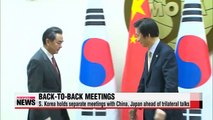 S. Korea holds separate bilateral meetings with China, Japan