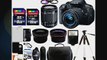 Canon EOS Rebel T5i 180 MP CMOS Digital Camera SLR Kit With Canon EFS 1855mm IS STM Lens WideAngle Lens Telephoto Lens 8