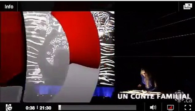 Le Téléjournal de Radio-Canada Québec à Vie Culturelle avec Claudia Genel présente bluto talent fabuleux de dessin sur sable.mp4 (iPod et iPhone)